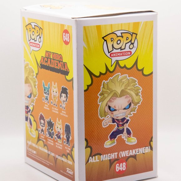 Funko Pop My Hero Academia (MHA) All Might (Weakened) (#648) Box Lunch Exclusive - Picture 4 of 7